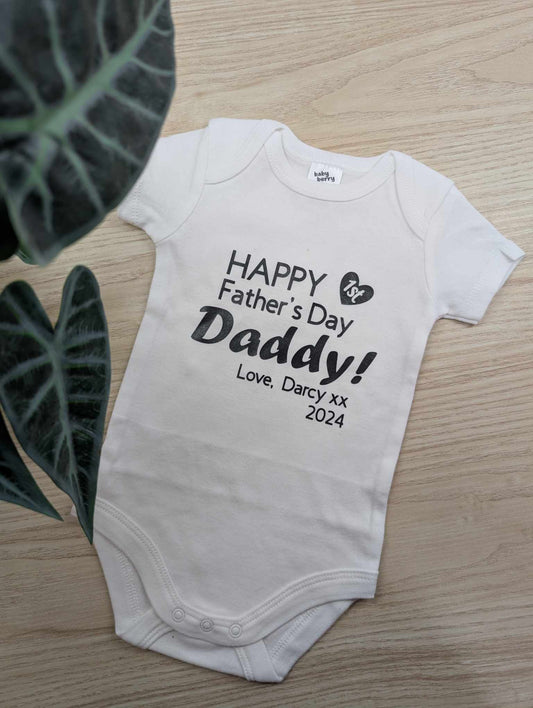 1st Father's Day Onesie