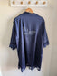 Satin Lace Robes - Navy