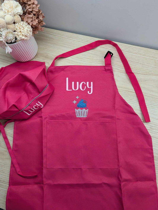 Kids Apron + Hat