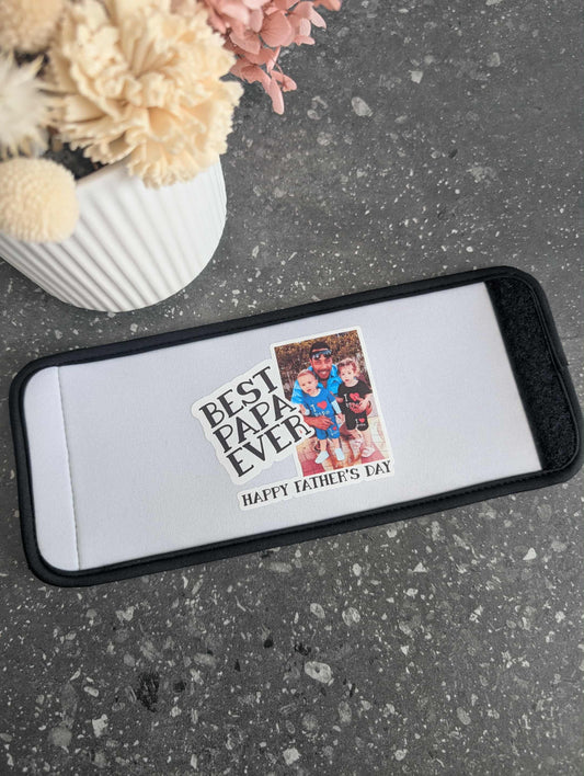 Best Dad Ever Wrap Stubby Holder