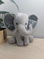 Baby Birth Detail Elephant - Grey Dark Ear