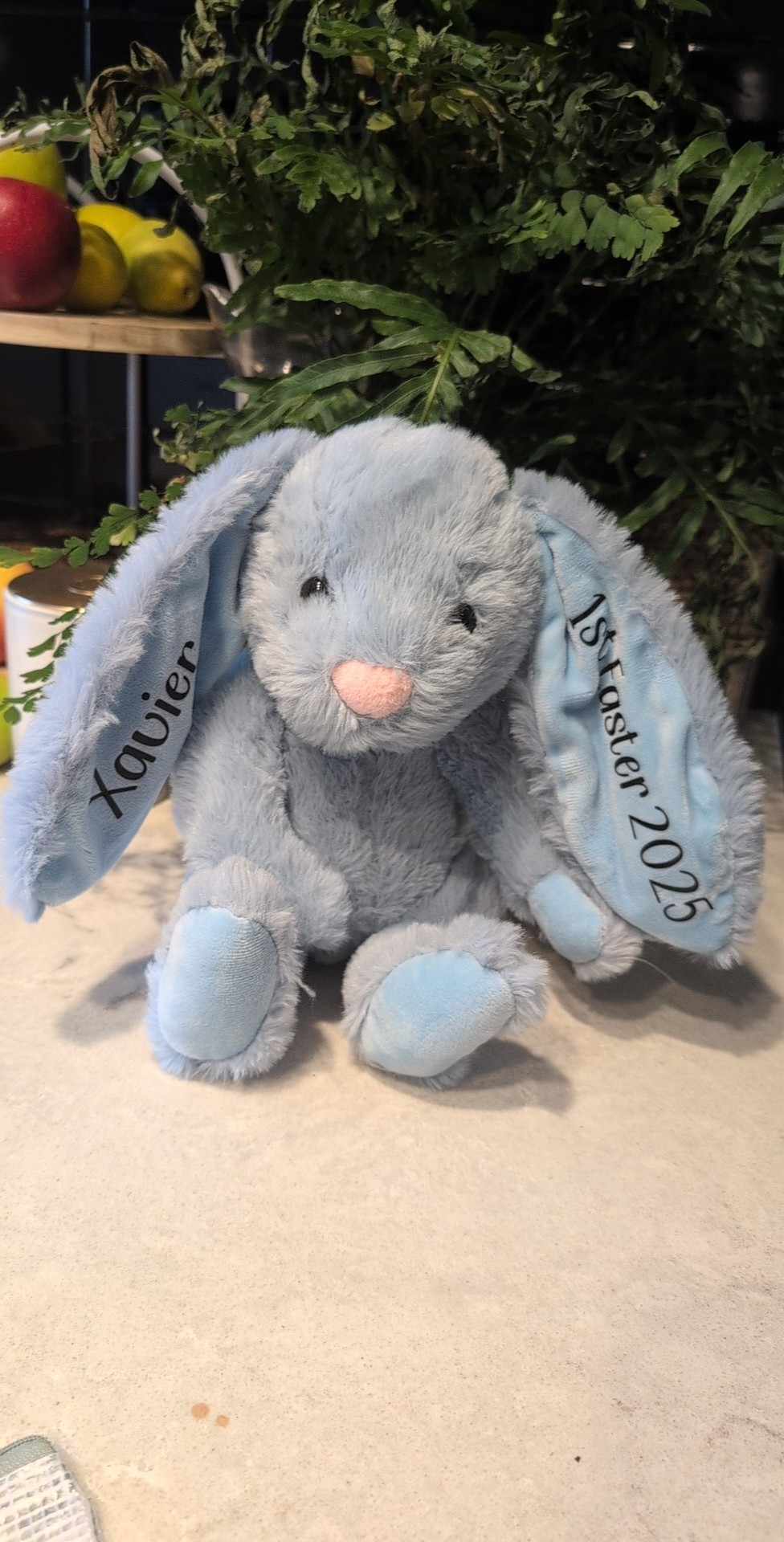 Plush Sitting Bunny