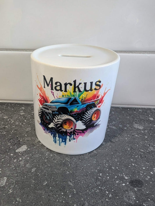 Monster Truck Money Box
