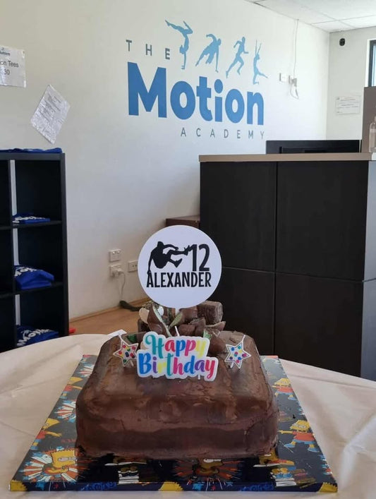 Parkour Cake Topper