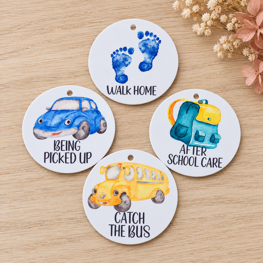 Personalised After School Reminder Tags