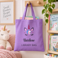 Personalised Unicorn Library Bag
