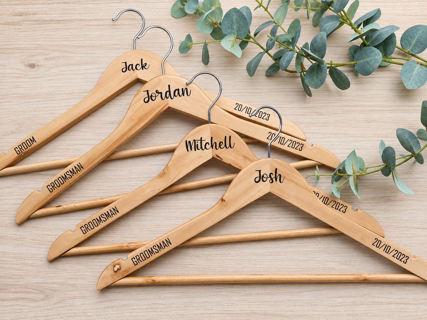 Personalised Bridal Coat Hangers