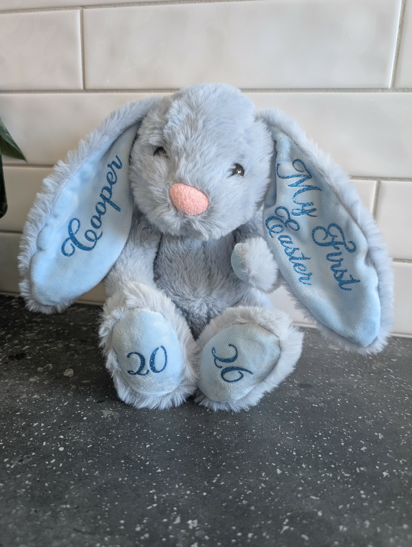 Plush Sitting Bunny