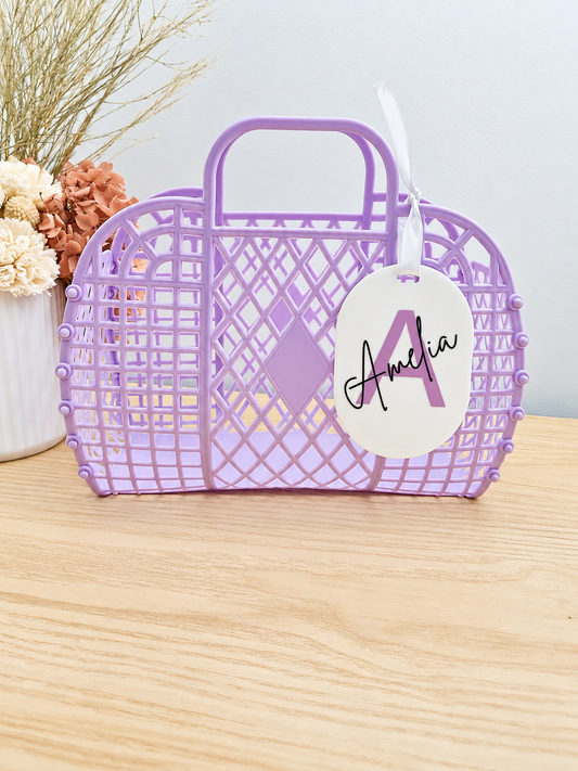 Personalised Initial Easter Bag Tag