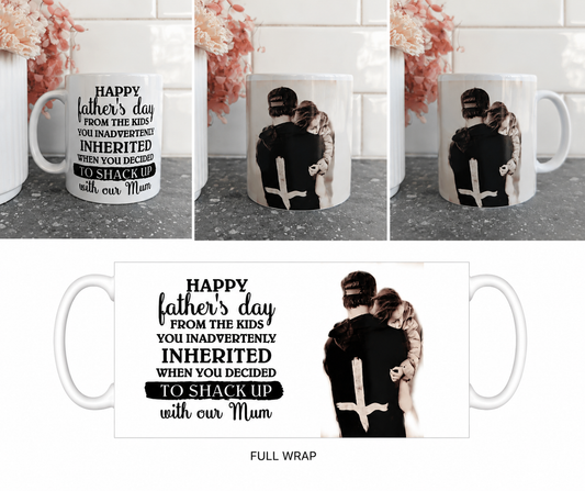 Step Dad – Inherited Kids Photo Mug