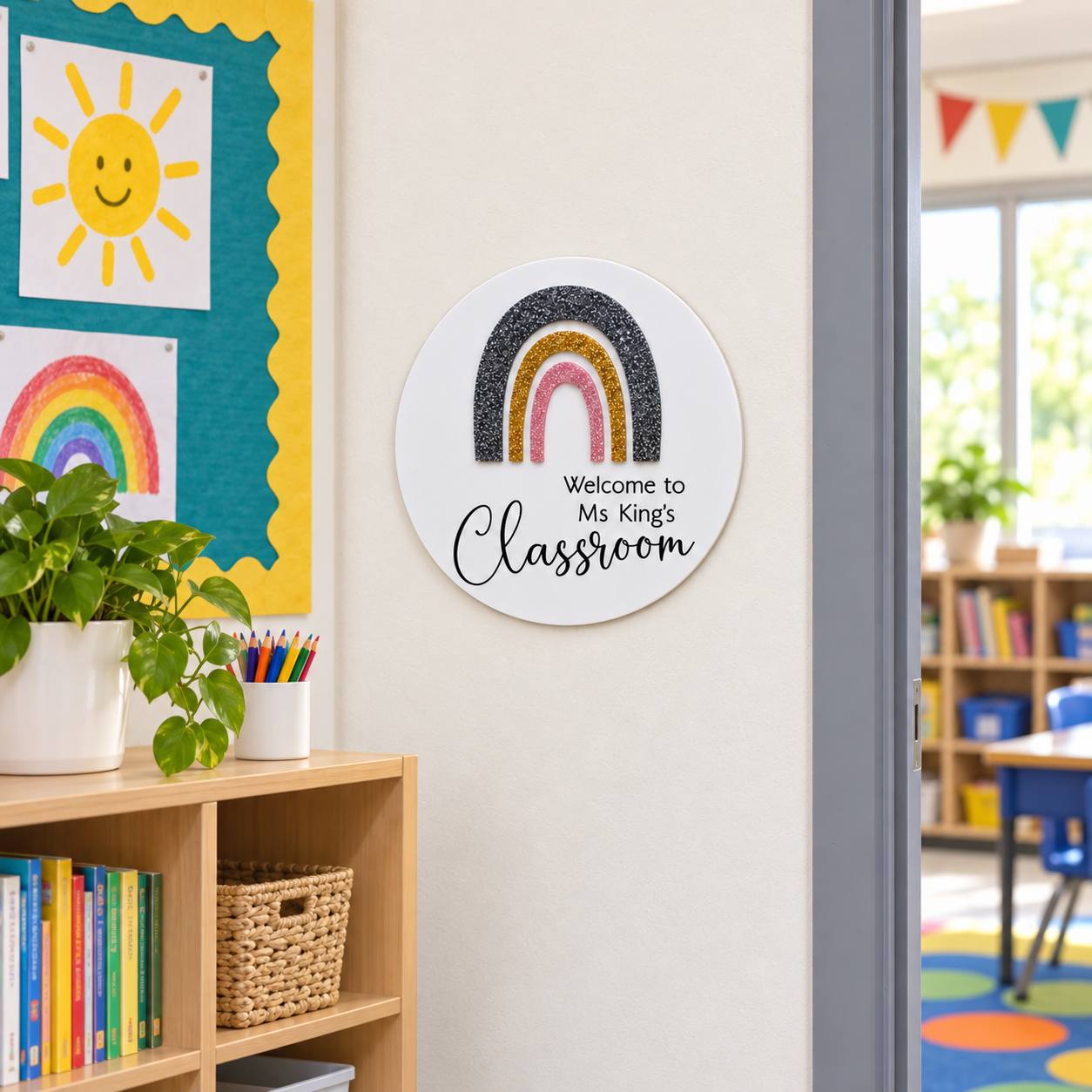 Personalised Teacher Classroom Door Sign