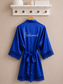 Personalised Satin Lace Robe