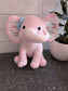 Baby Birth Detail Elephant - Pink