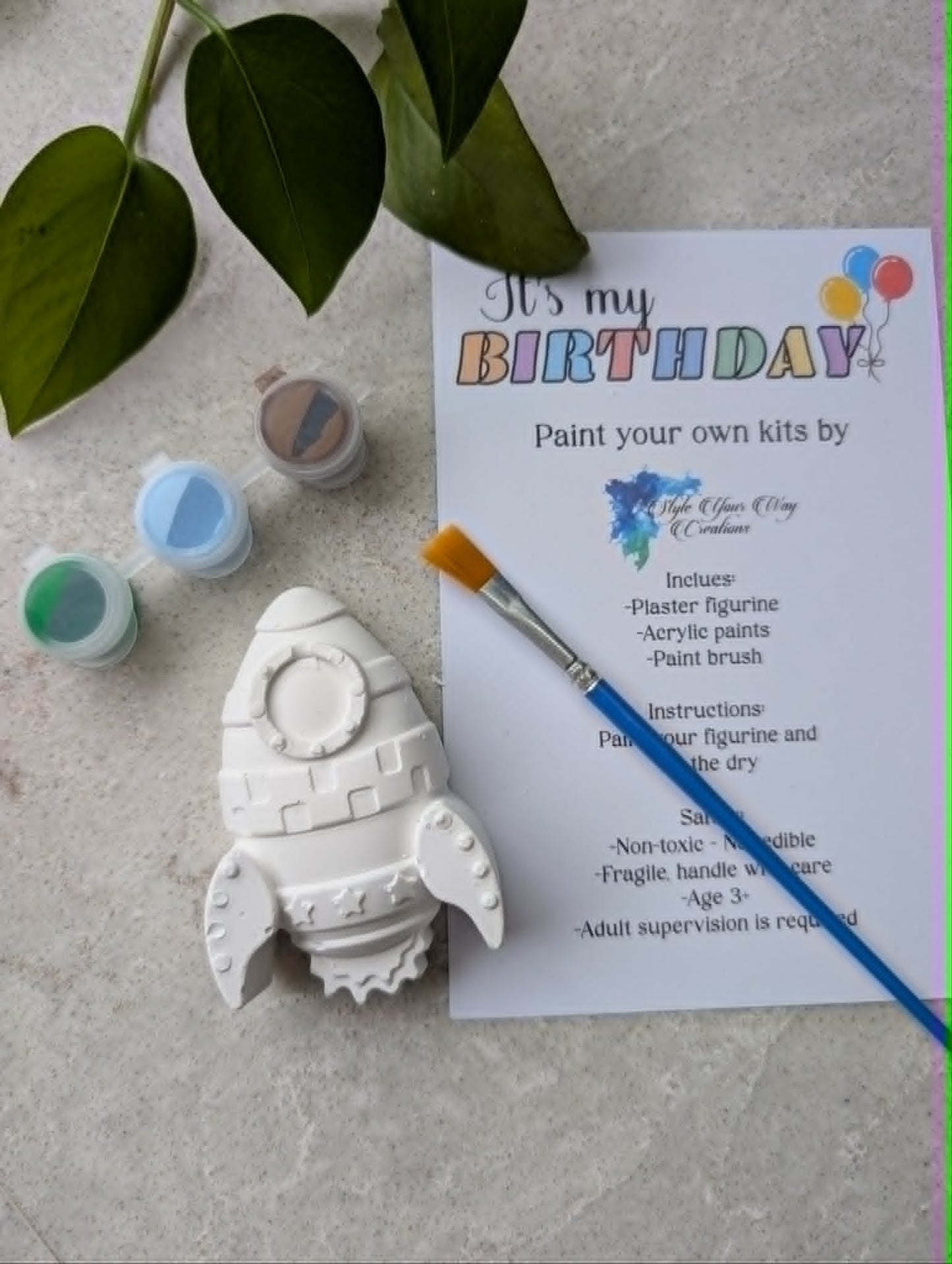 Plaster Painting Kits - Bulk Party Packs