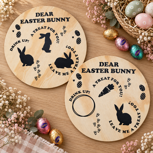 Personalised Easter Bunny Treat Boards