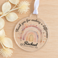 Personalised Thank You Teacher Christmas Bauble