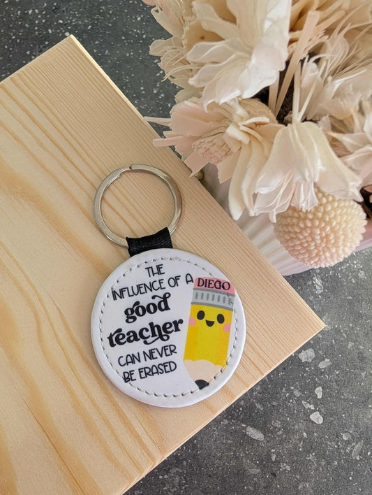 Round Influence Pencil Keyring