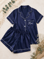 Personalised Satin Short Set Pyjamas