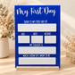 First & Last Day Board – Classic Design