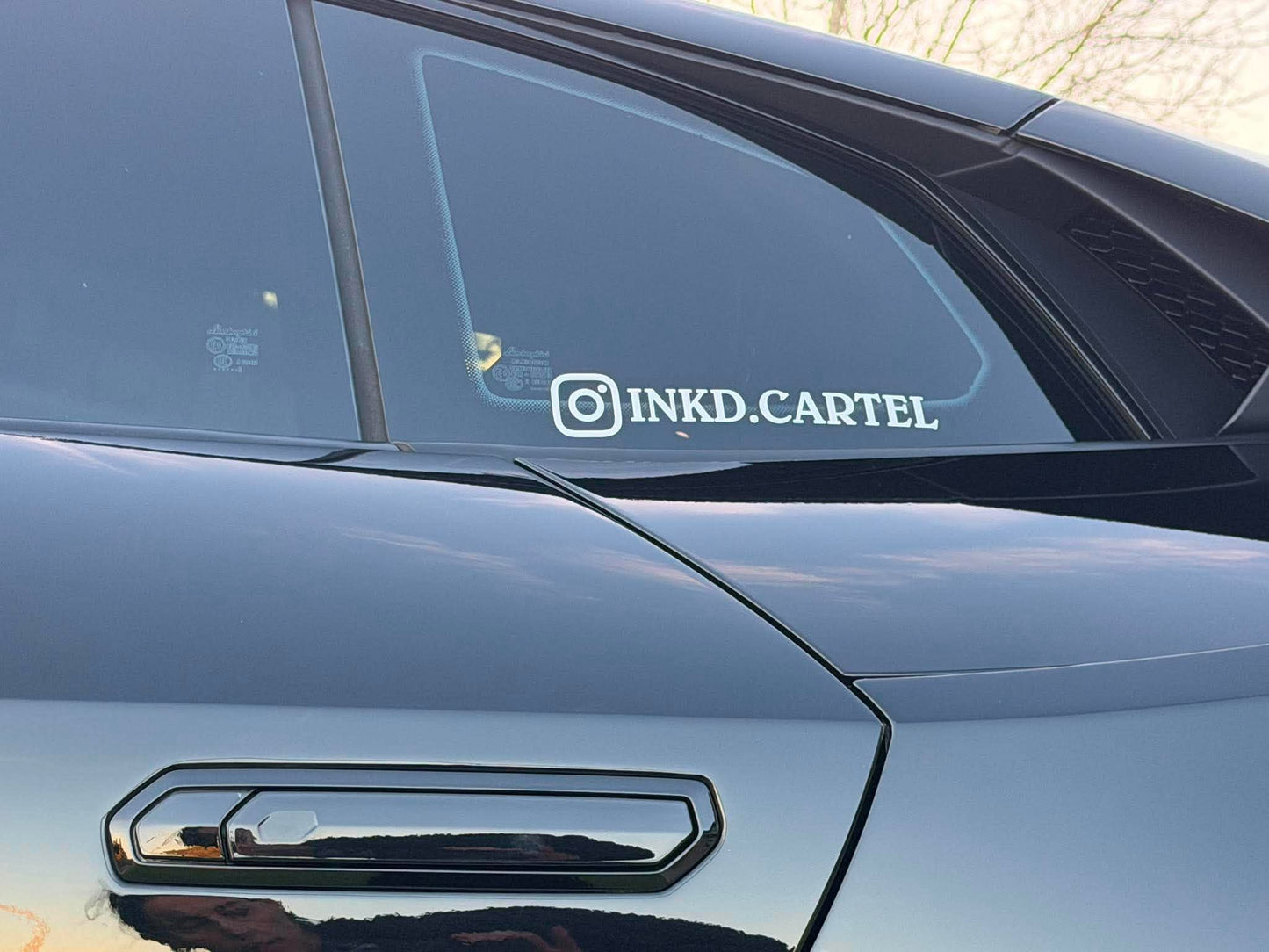 Personalised Instagram Car Decal