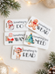Christmas Something You Want, Need, Wear, Read & Do Gift Tags