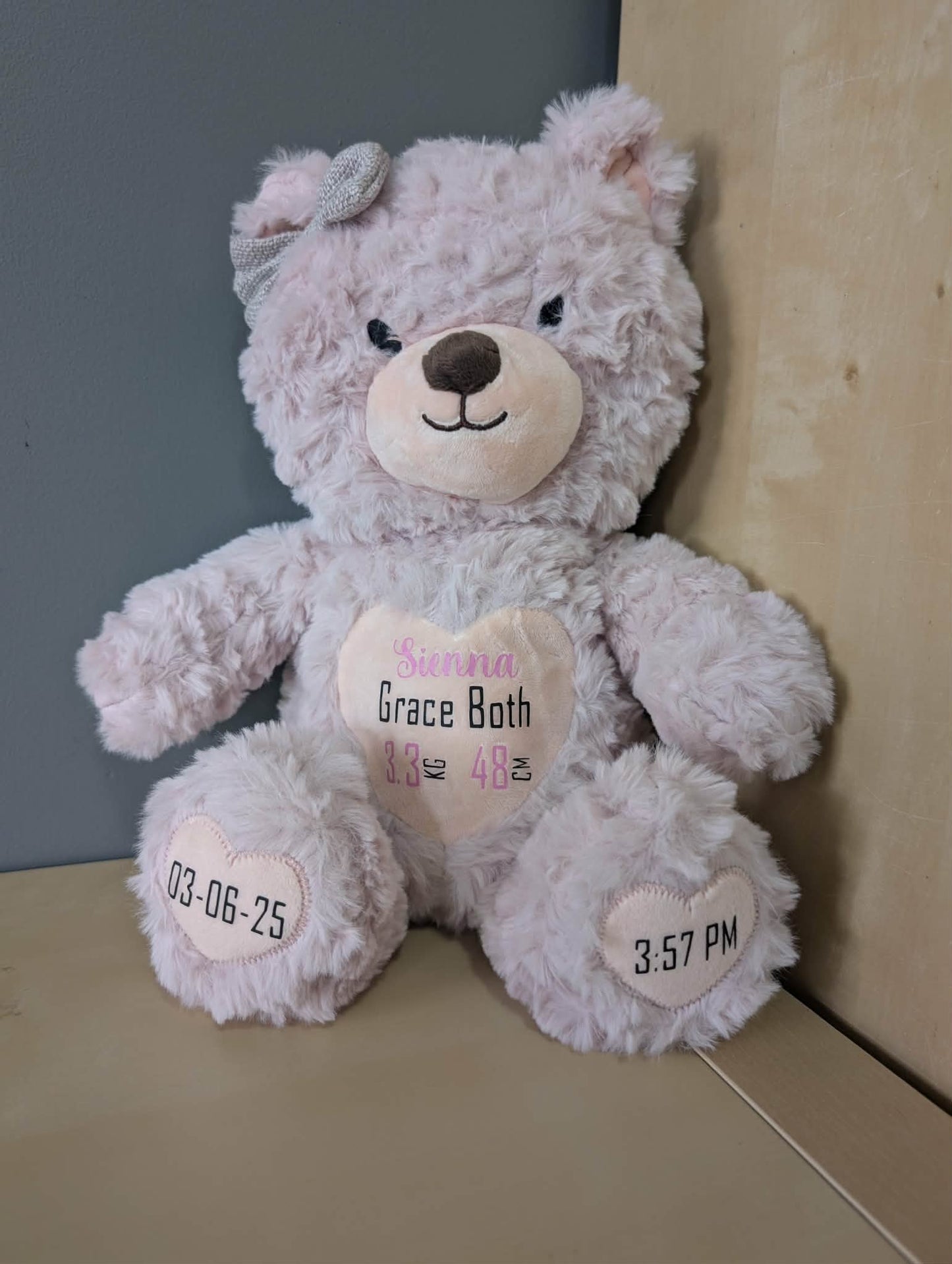Baby Birth Detail Teddy Bears v1