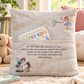 Personalised Reading Pocket Cushion – Magical Adventure
