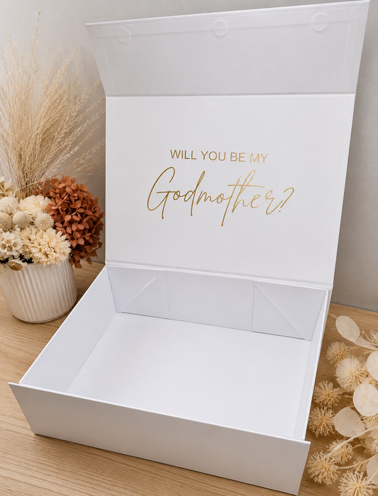 Will You Be My Godparents? Magnetic Gift Box