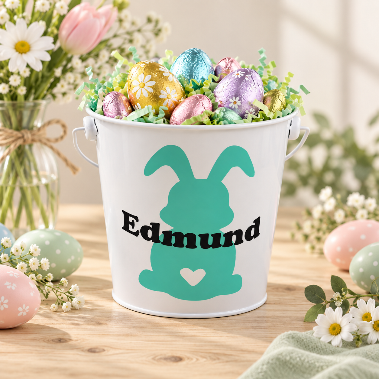Personalised Easter Bunny Buckets