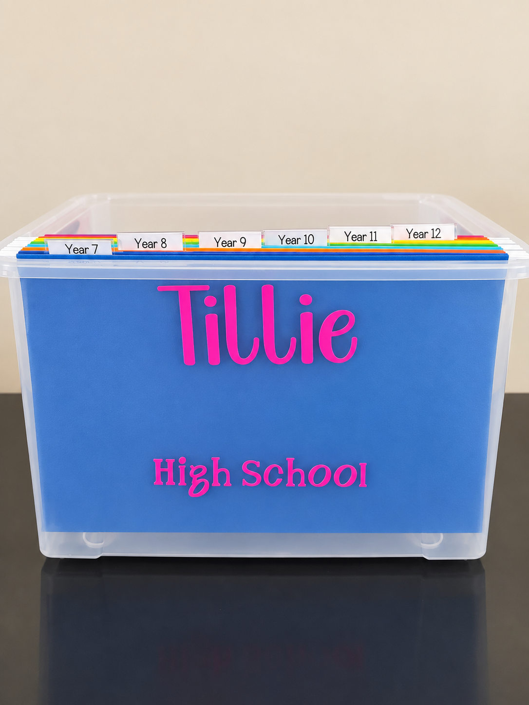 Personalised School Work & Memory Box