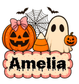 Personalised Halloween Trick or Treat Tote Bag