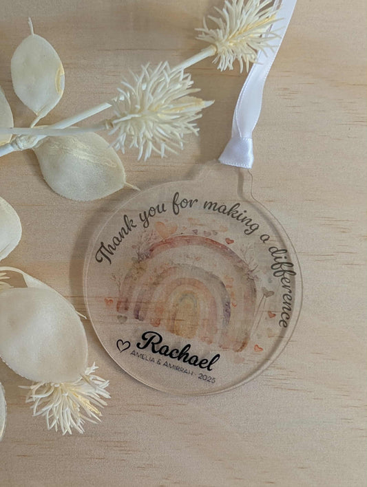 Christmas Bauble - Thank you for Making a Difference