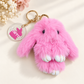 Personalised Fluffy Bunny Keychain