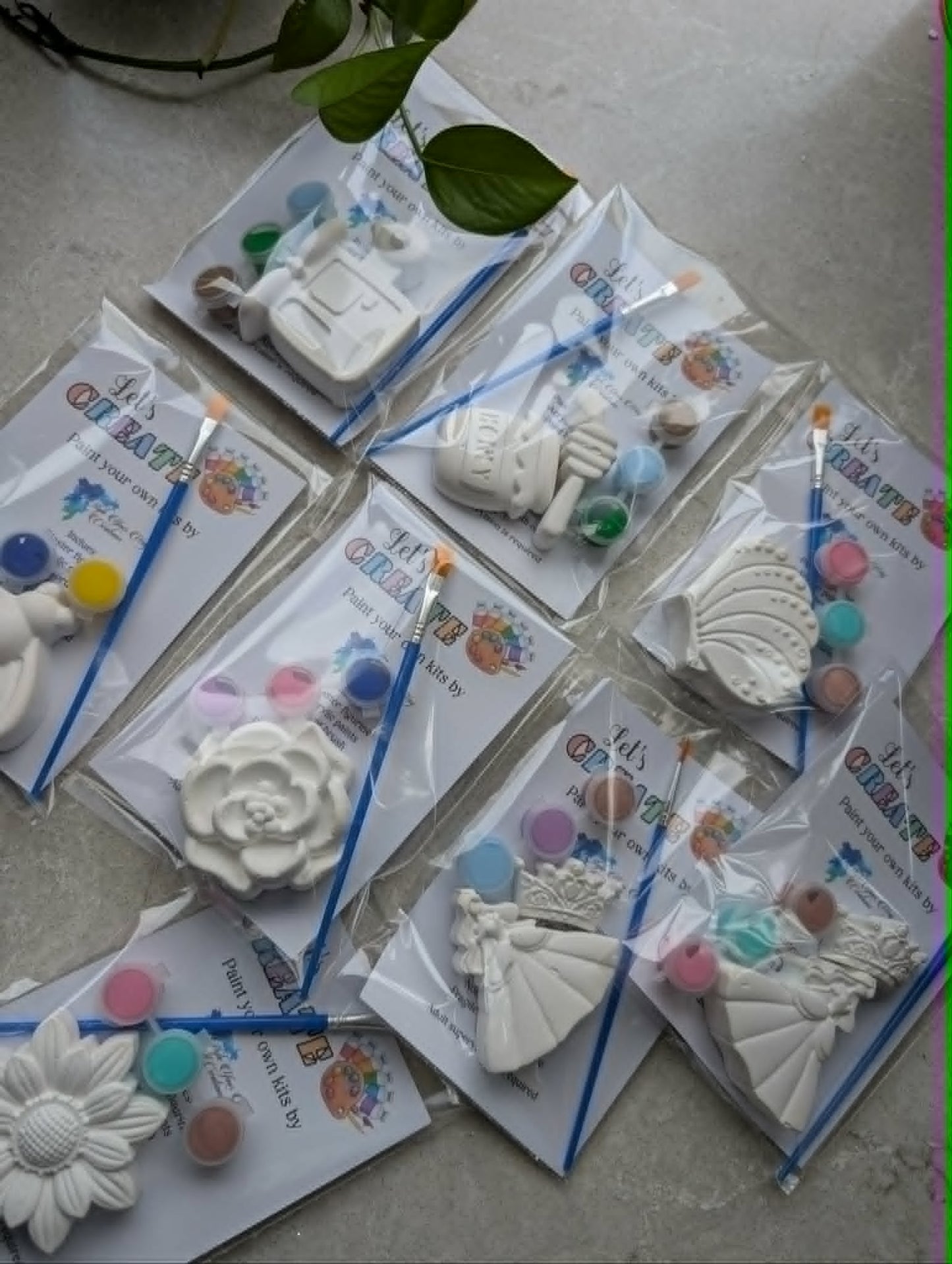 Plaster Painting Kits - Lucky Dip Bundle