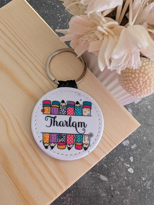 Round Pencil Keyring