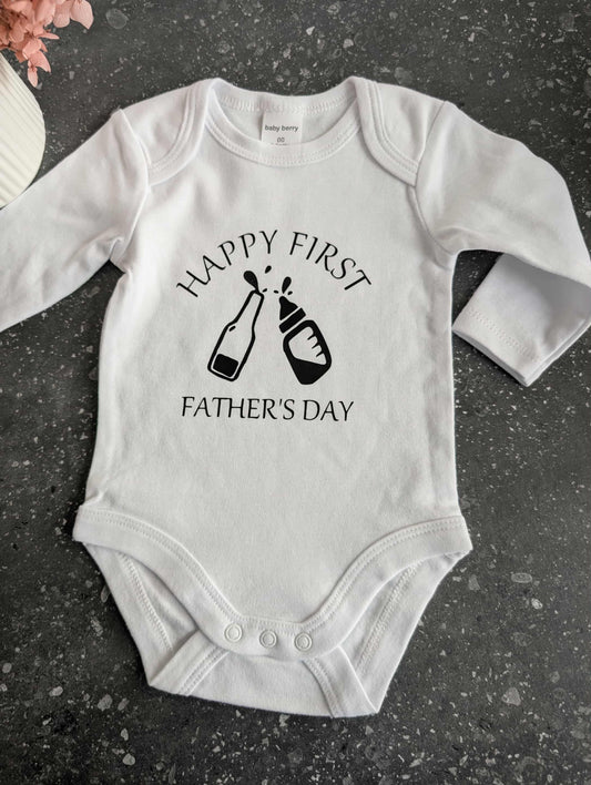 Happy First Father's Day Onesie