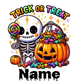 Personalised Halloween Trick or Treat Tote Bag