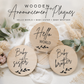 Baby Announcement Plaques