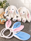Personalised Plush Sitting Bunny
