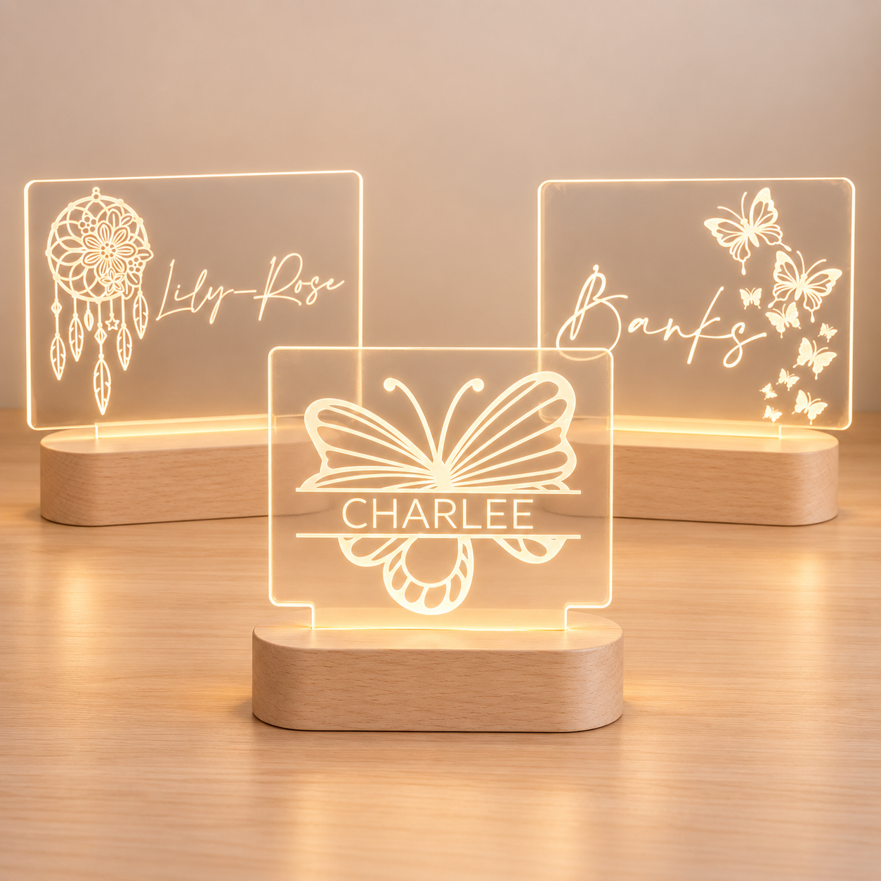 Personalised LED Night Lights