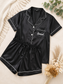 Personalised Satin Short Set Pyjamas