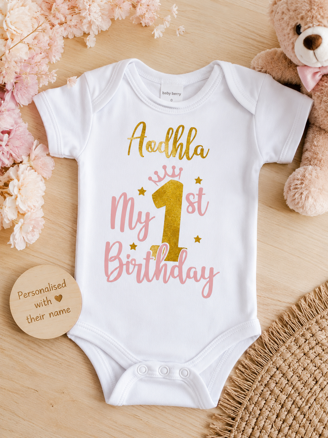 My 1st Birthday Onesie