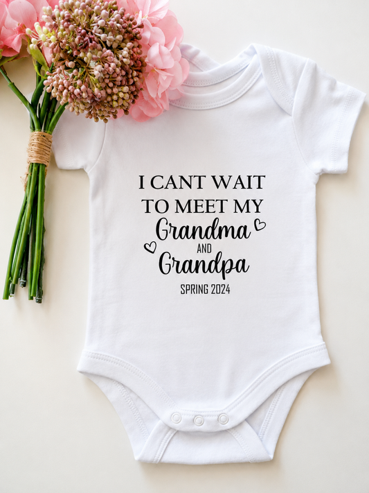 I Can’t Wait to Meet You – Pregnancy Announcement Onesie