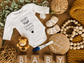 Personalised Baby Announcement Onesie