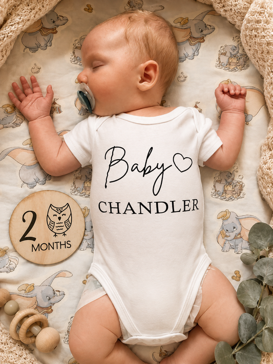 Baby [Surname] Personalised Onesie