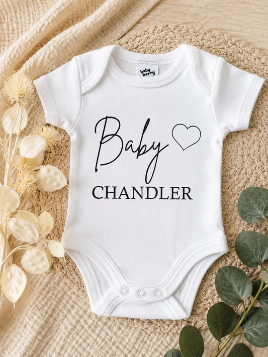 Baby [Surname] Personalised Onesie