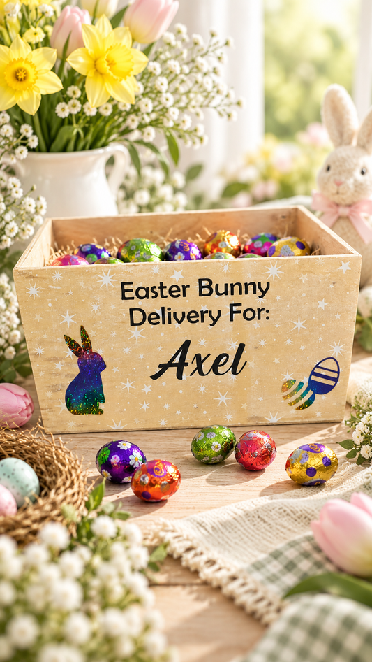 Personalised Easter Bunny Delivery Box