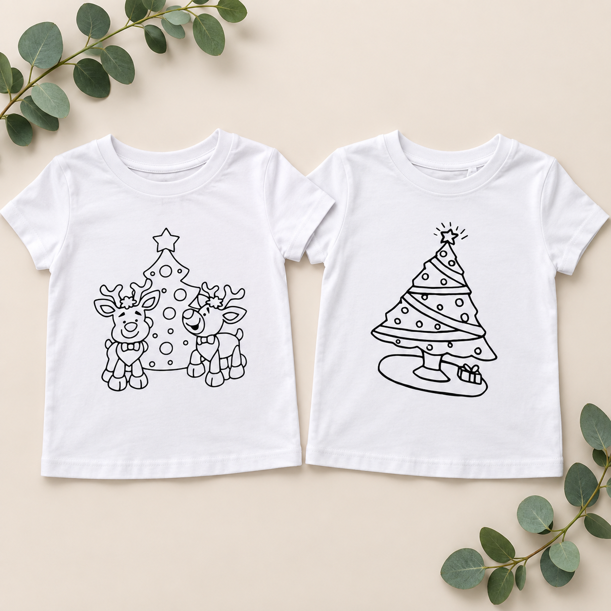 Christmas Colour & Wash T-Shirt