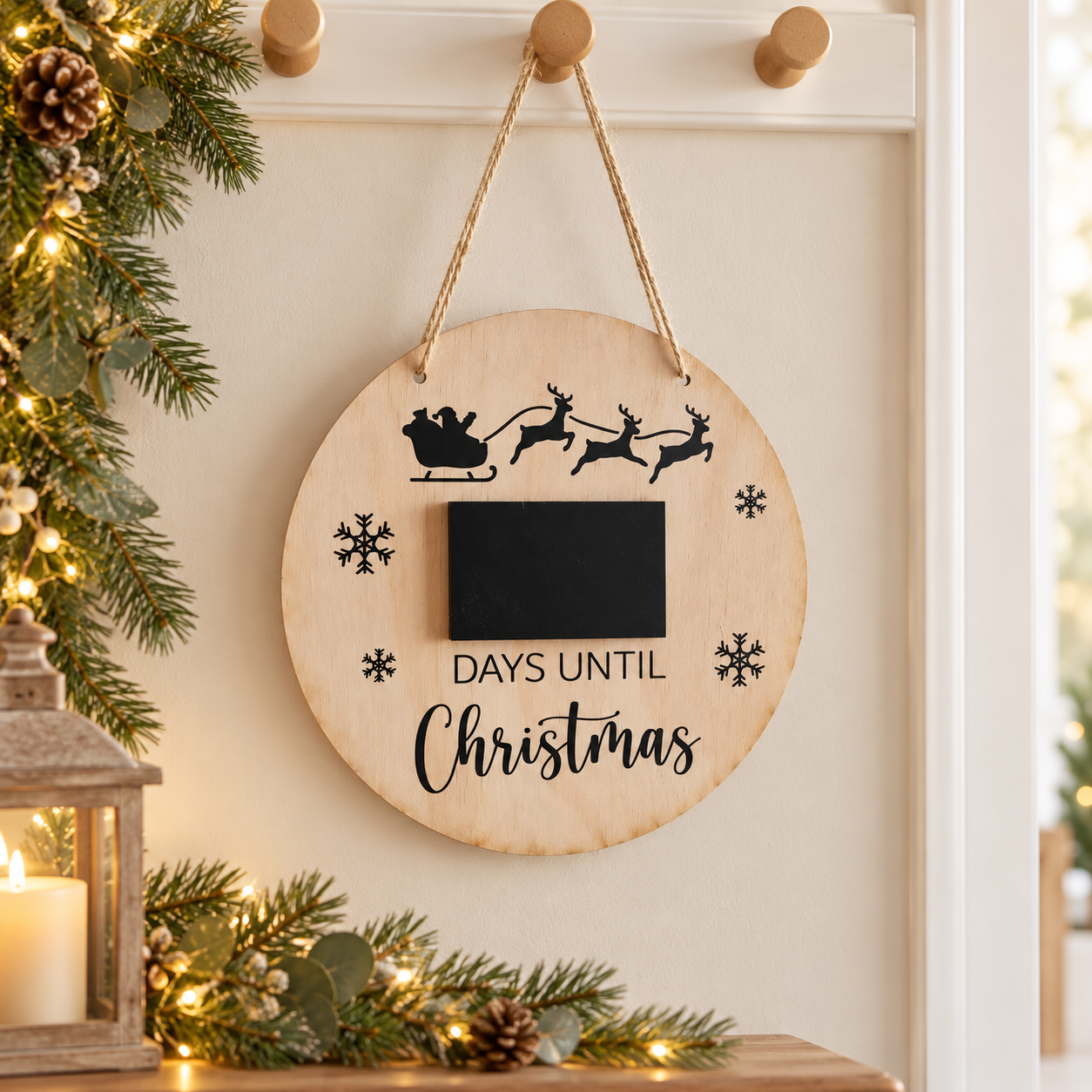 Christmas Countdown Sign