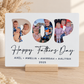 Happy Father's Day Photo Collage Plaque